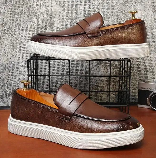 Vento - Loafers i konstläder med andningsaktiv brittisk design